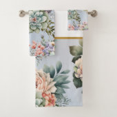 PASTEL LENTE BLOEMBLAUW BADKAMER HANDDOEK SET (Insitu)