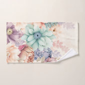 PASTEL LENTE BLOEMEN BADKAMER HANDDOEK SET (Handdoek)