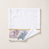  PASTEL LENTE BLOEMEN BADKAMER HANDDOEK SET (Wasdoekje)