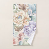 PASTEL LENTE BLOEMEN GOUDEN BADKAMER HANDDOEK SET (Handdoek)