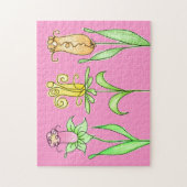 Pastel Lente Bloemen Legpuzzel (Verticaal)