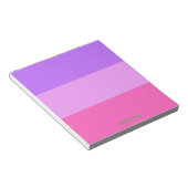 Pastel  Lente Kleuren Custom Notitieblok (Schuin)