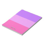 Pastel  Lente Kleuren Custom Notitieblok (Linkerzijde)