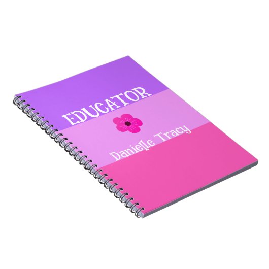 Pastel  Lente Kleuren Custom Notitieboek (Rechterzijde)
