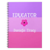 Pastel  Lente Kleuren Custom Notitieboek (Voorkant)