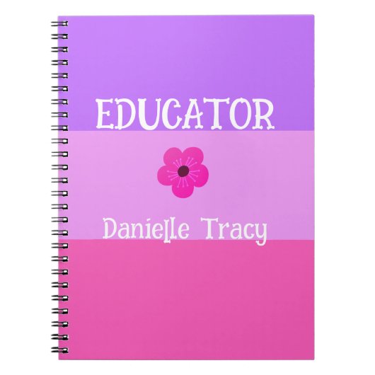 Pastel  Lente Kleuren Custom Notitieboek (Voorkant)