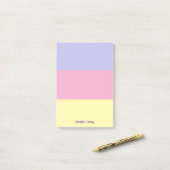 Pastel  Lente Kleuren Custom Post-it® Notes (Op bureau)