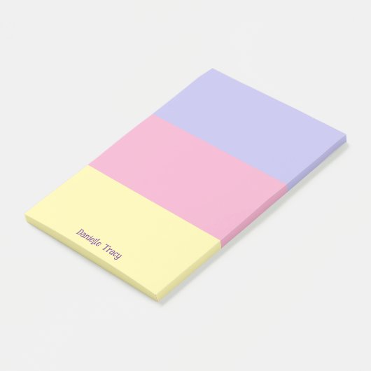 Pastel Lente Kleuren Custom Post-it® Notes (Schuin)