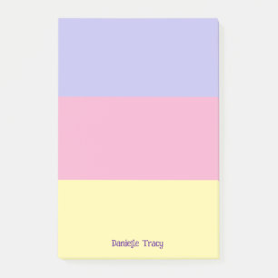 Pastel  Lente Kleuren Custom Post-it® Notes