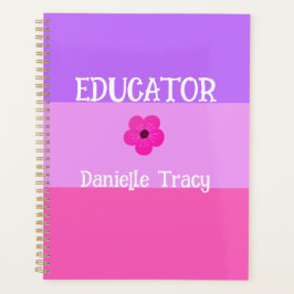 Pastel  Lente Kleuren Leraar Planner