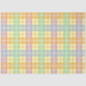 Pastel lente plaid tissuepapier (Voorkant)