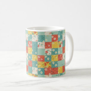 Pastel lente roos patroon koffiemok