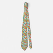 Pastel Lente Roos Patroon Stropdas (Voorkant)