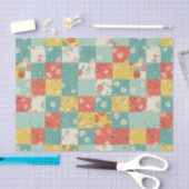Pastel Lente Roos Patroon Tissuepapier (Craft)