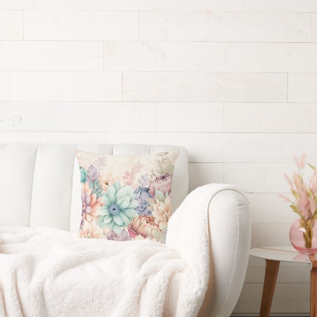PASTEL LENTE TUIN KUSSEN (Bank)
