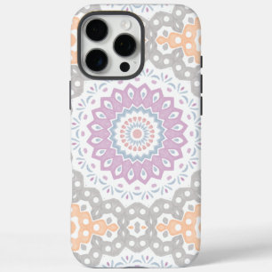 Pastel Lentemandala-patroon in Zachte Symmetrie iPhone 16 Pro Max Hoesje