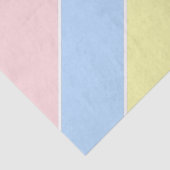 Pastel-lentestripes Tissuepapier (Detail)