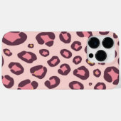 Pastel Leopard Print iPhone Case (Achterkant (horizontaal))