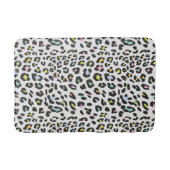 Pastel Leopard Spot Patroon Badmat (Voorkant)