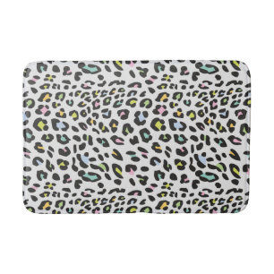 Pastel Leopard Spot Patroon Badmat