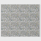 Pastel Leopard Spot Patroon Cadeaupapier (Vlak)