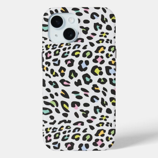 Pastel Leopard Spot Patroon Case-Mate iPhone Case (Achterkant)