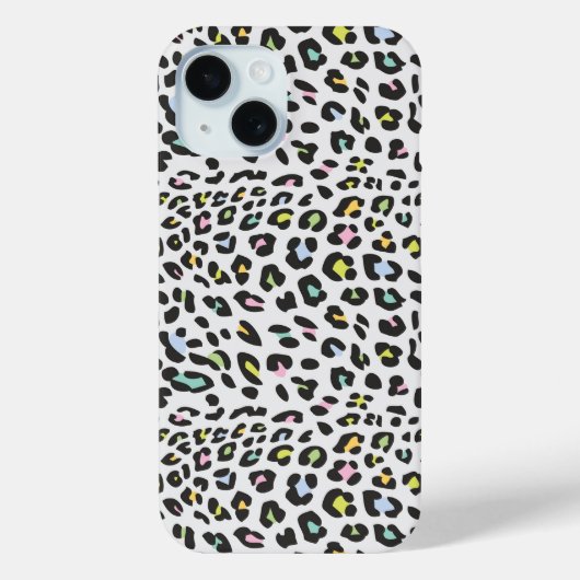 Pastel Leopard Spot Patroon Case-Mate iPhone Case (Achterkant)