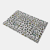 Pastel Leopard Spot Patroon Deurmat (Schuin)