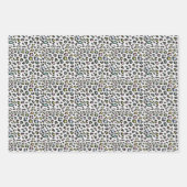 Pastel Leopard Spot Patroon Inpakpapier Vel (Voorkant)