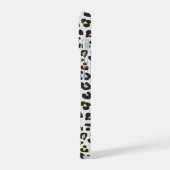 Pastel Leopard Spot Patroon iPhone 15 Case (Linkerkant)