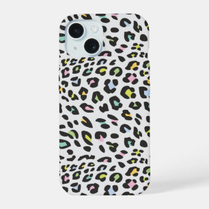 Pastel Leopard Spot Patroon iPhone 15 Case