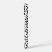 Pastel Leopard Spot Patroon iPhone 15 Case (Linkerkant)