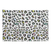 Pastel Leopard Spot Patroon Kussensloop (Achterkant-Rechts)