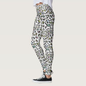 Pastel Leopard Spot Patroon Leggings (Links)