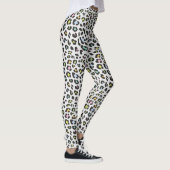 Pastel Leopard Spot Patroon Leggings (Rechts)
