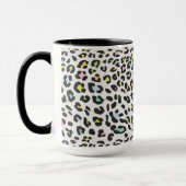 Pastel Leopard Spot Patroon Mok (Links)