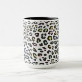 Pastel Leopard Spot Patroon Mok (Midden)