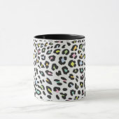 Pastel Leopard Spot Patroon Mok (Midden)