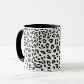 Pastel Leopard Spot Patroon Mok (Voorkant links)