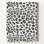Pastel Leopard Spot Patroon Notitieboek (Achterkant)