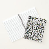 Pastel Leopard Spot Patroon Notitieboek (Binnen)