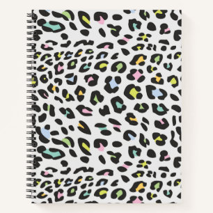 Pastel Leopard Spot Patroon Notitieboek