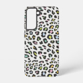 Pastel Leopard Spot Patroon Samsung Galaxy Hoesje (Achterkant)