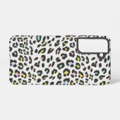 Pastel Leopard Spot Patroon Samsung Galaxy Hoesje (Achterkant horizontaal)