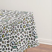 Pastel Leopard Spot Patroon Tafelkleed (Voorbeeld)
