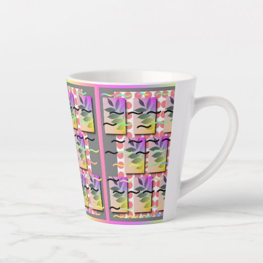 PASTEL LEVERT CORAL STIPPEN LATTE MOK (Rechts)