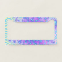 Pastel Licht Blauw, Roze en Paars Fractal