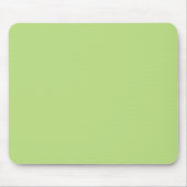 Pastel Licht Groen Aangepaste Kleurachtergrond Muismat (Voorkant)