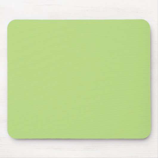 Pastel Licht Groen Aangepaste Kleurachtergrond Muismat (Voorkant)