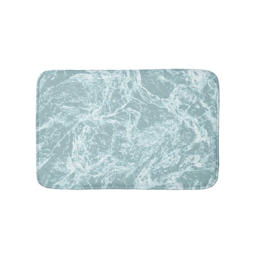 Pastel Licht Turkoois Abstract Badmat (Voorkant)